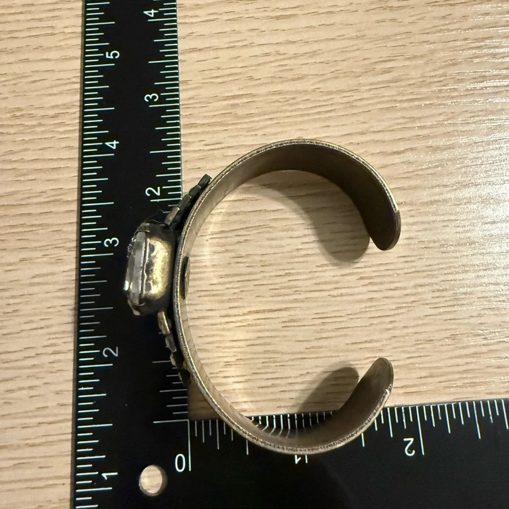 Loren Hope Antique Gold Cuff Bracelet - Picture 5 of 7
